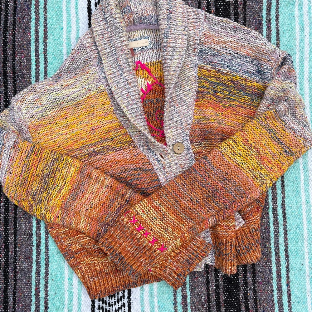 Pilcro (from Anthropologie) Multicolor Women's Cardigan